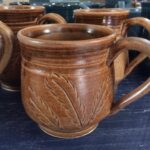 pottery soup mug