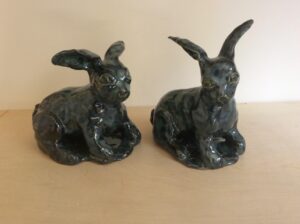 Riverside Pottery bunnies