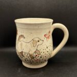 pottery soup mug