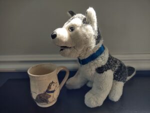 custom pottery mug